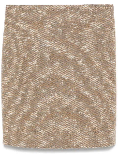 CHANEL Pre-Owned 1990s bouclé mini skirt Neutrals CH390NQ