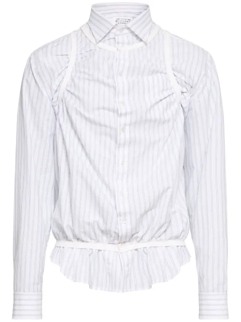 Maison Margiela Stripe Tank shirt White S50DT0057M35280