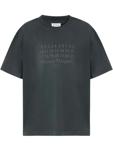Maison Margiela logo-print T-shirt Grey S50GC0716S24567