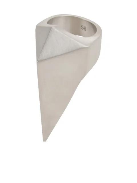 Rick Owens pyramid ring Silver RJ0000089MMT