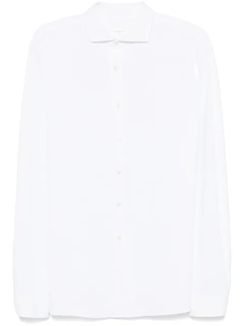 Xacus technical-fabric shirt White ACT422ML81616