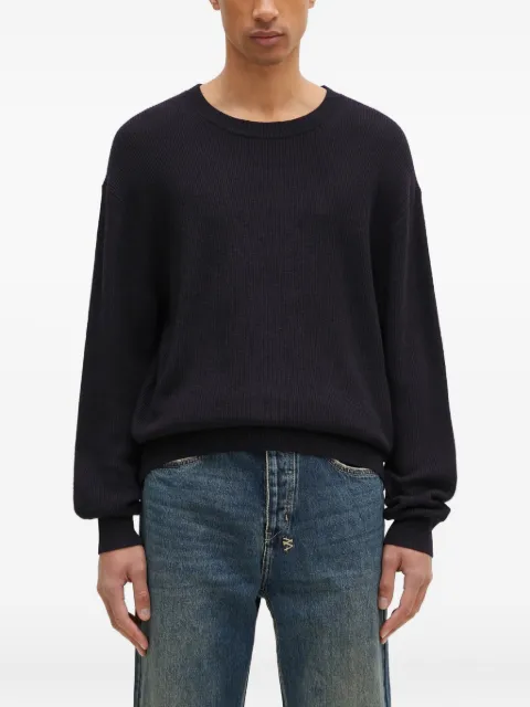 Paul Smith ribbed-knit crew-neck sweater Black M1R247ZP02587