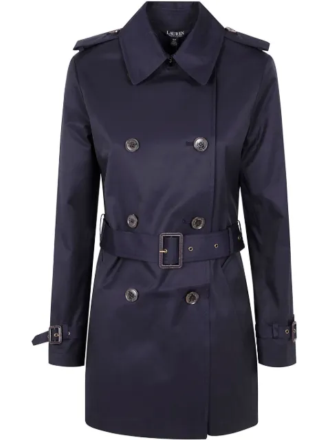 Lauren Ralph Lauren double-breasted trench coat Blue 297967126004