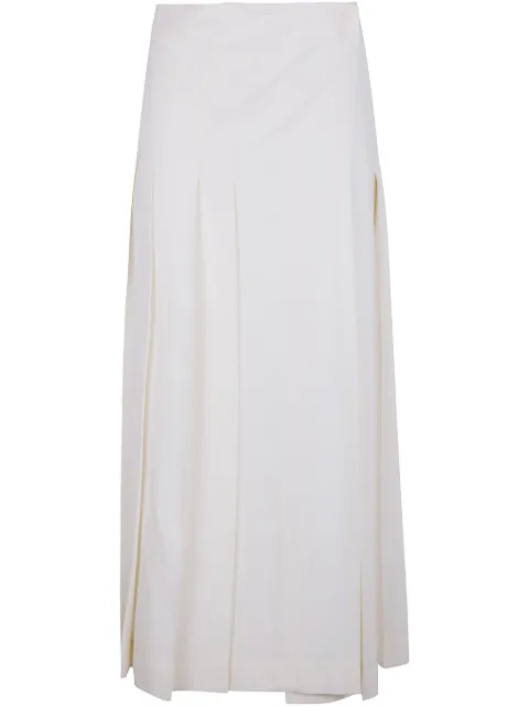 P.A.R.O.S.H. maxi pleated skirt Neutrals D620485RAISA25