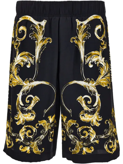 Versace Jeans Couture printed shorts Black 78GAD10BNS626