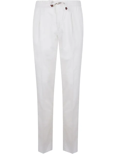 Incotex pleat-detail trousers White 1W00789402A