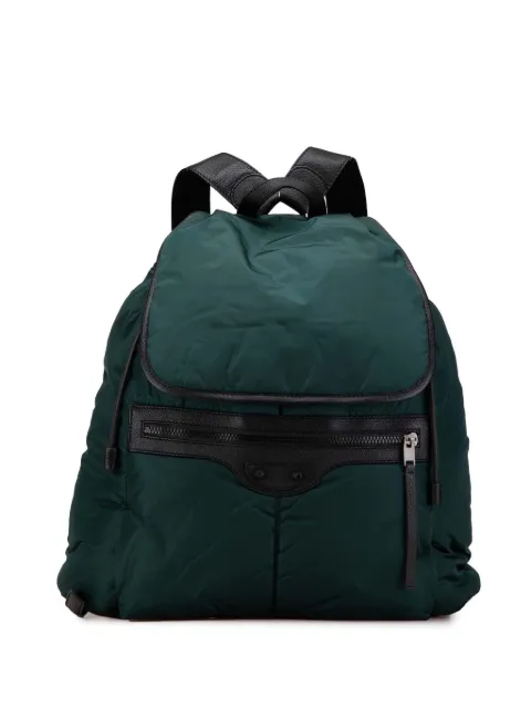 Balenciaga Pre-Owned 2010-2024 Nylon Motocross Classic Traveler backpack Green 4ELJMPCLDQRH4FEM