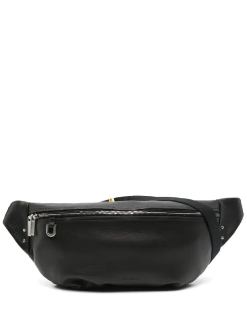 Rick Owens leather belt bag Black RA01E0631LCN