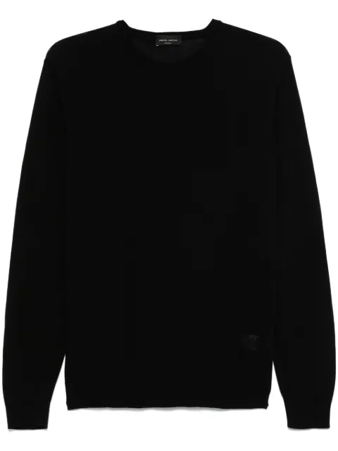 Roberto Collina crew-neck sweater Black RB10001
