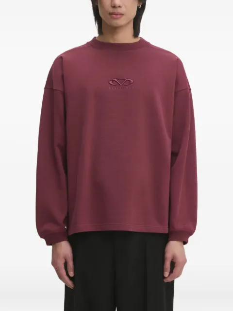 VETEMENTS logo-embroidered sweatshirt Red UA66CW600R