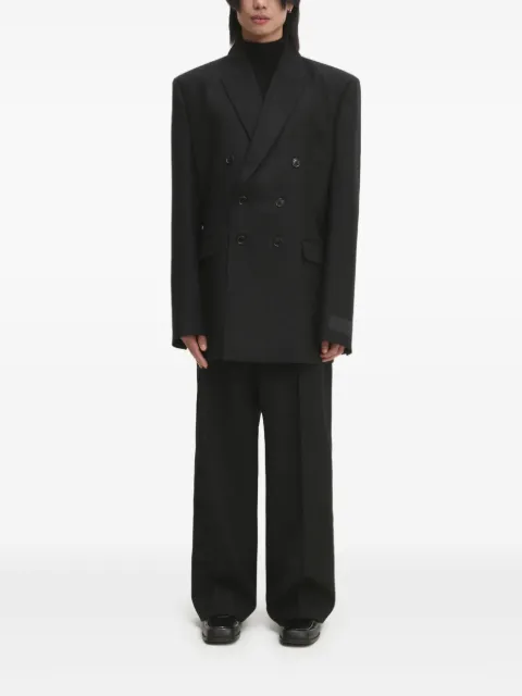 VETEMENTS pinstripe trousers Black UA66PA430B1