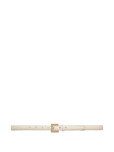 ANINE BING patent-leather belt Neutrals A1211376