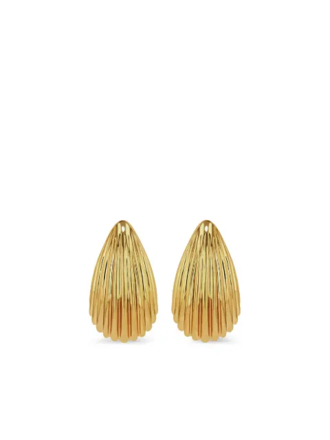 ANINE BING Ribbed Drop earrings Gold A1511017