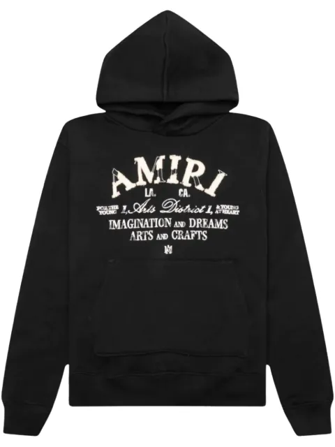 AMIRI Bones hoodie Black AMKNHD1001