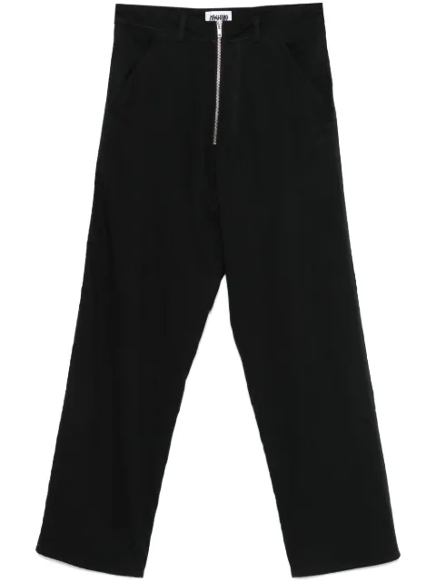 Magliano zip-up straight-leg trousers Black T68020722