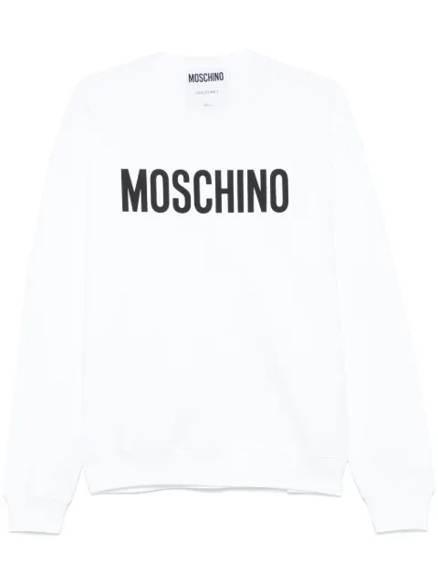 Moschino logo-print sweatshirt White A17040228