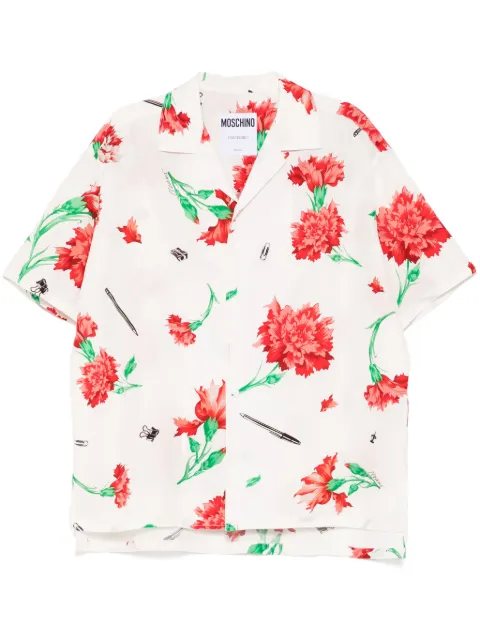 Moschino floral-print shirt White 251ZZA022602631002