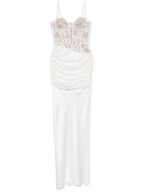 Giuseppe Di Morabito satin gown White 04SSLD13904419