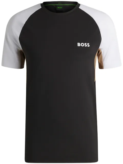 BOSS colour-block T-shirt Black 50539114