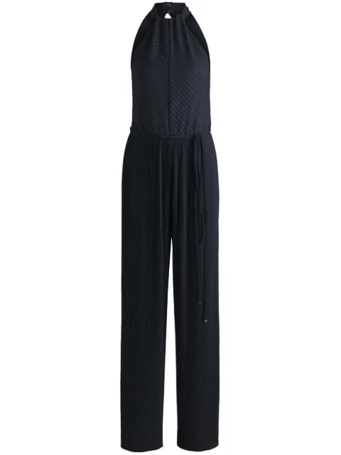 BOSS plissé-effect sleeveless jumpsuit Black 50512907