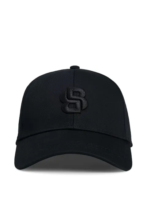 BOSS embroidered cotton cap Black 50533299