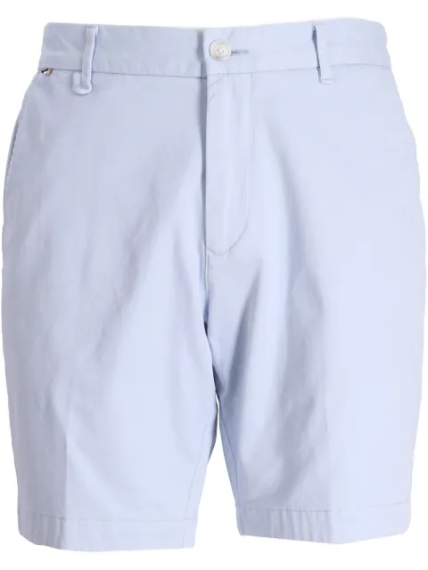 BOSS cotton gabardine shorts Blue 50530847