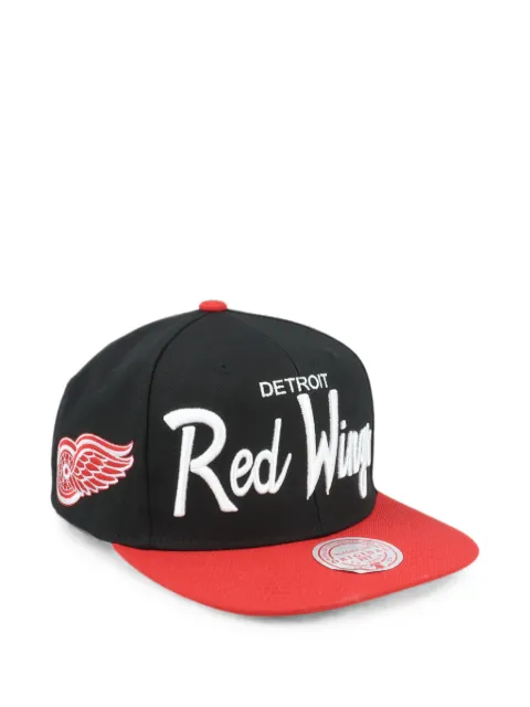 Mitchell & Ness Detroit Red Wings script snapback cap Black 6HSSSH22086DRWBLCK