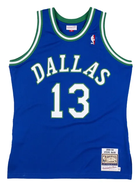 Mitchell & Ness x NBA Swingman "Dallas Mavericks Road 98-99 Steve Nash" tank top Blue SMJYLG19115DMAROYA98SNA