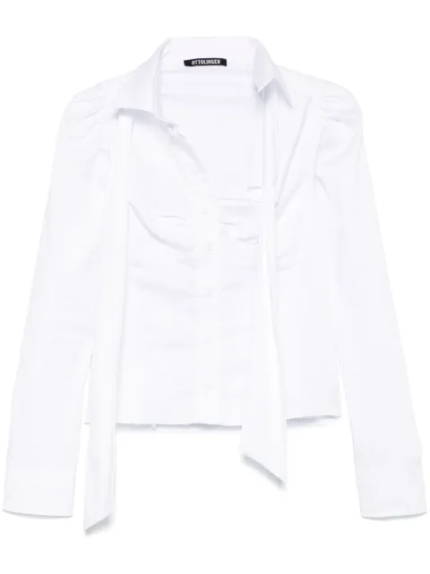 Ottolinger deconstructed shirt White 11140021101