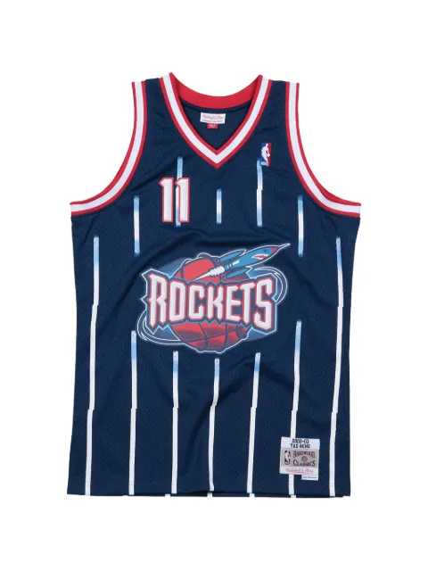 Mitchell & Ness Houston Rockets Yao Ming swingman jersey Blue SMJYGS18174HRONAVY02YMI