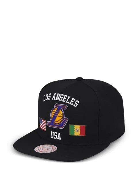 Mitchell & Ness snapback hat Black 6HSSSH20055LALBLCK