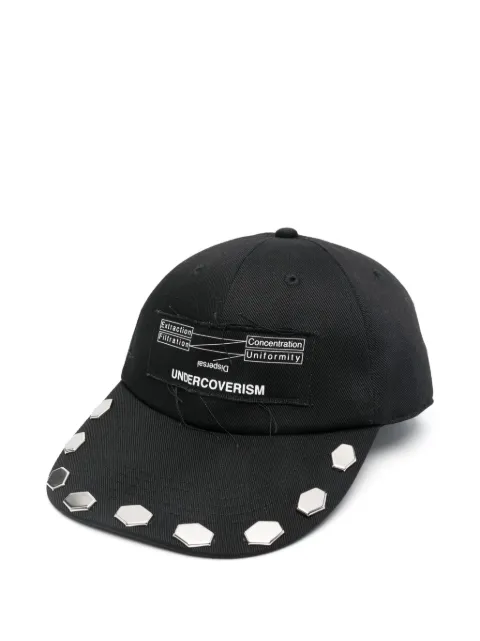Undercover stud-embellished cap Black UP1E4H01