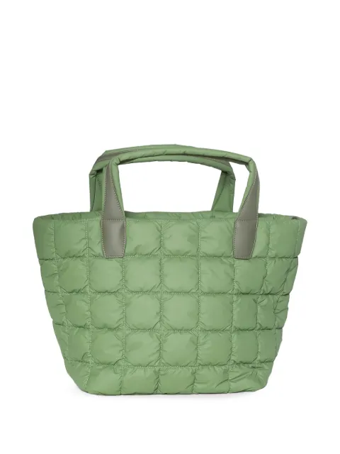 VeeCollective quilted top-handles tote bag Green 115202