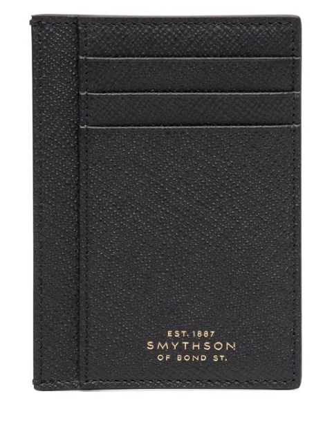 Smythson large flat cardholder Blue 1204133