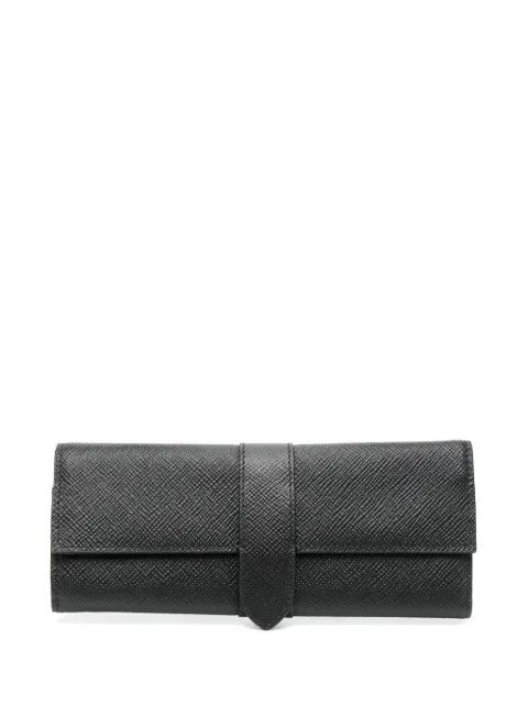 Smythson small jewellery roll Black 1200957