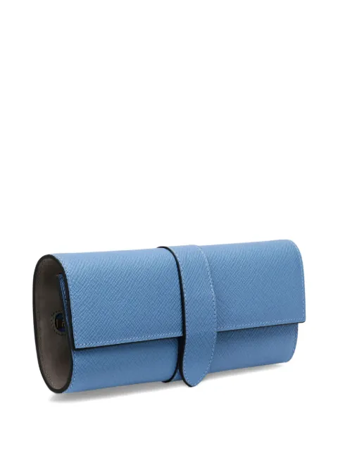 Smythson jewellery roll case (20cmx9cmx7.5CM) Blue 1204841