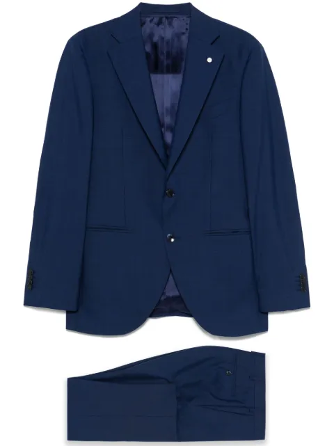 LUIGI BIANCHI MANTOVA virgin-wool suit Blue 330100486