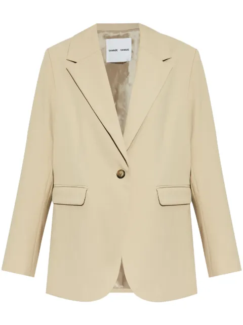 SAMSOE SAMSOE oversize blazer Neutrals F21100157