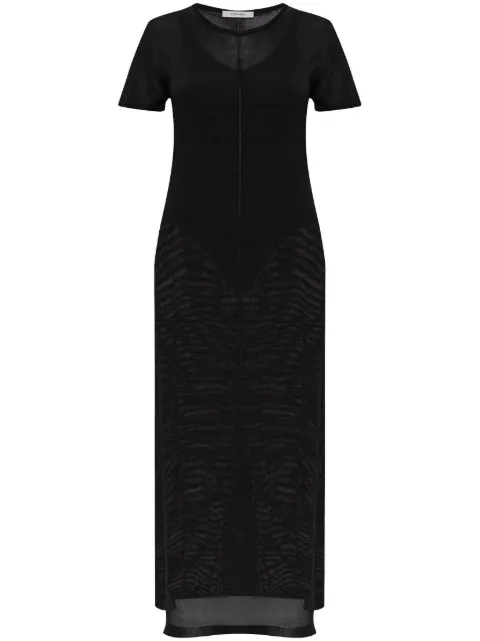 LEMAIRE side-slits maxi dress Black DR1104LK1037