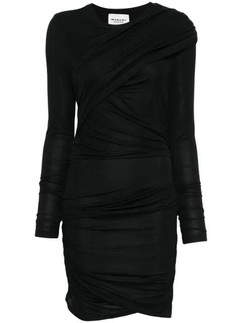 MARANT ÉTOILE Denise mini dress Black RO0842FAC3K01E