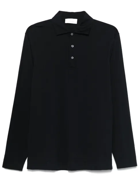 Lardini long-sleeved polo shirt Blue ESLPML56ES64051