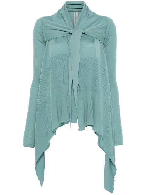 Rick Owens wrap cardigan Blue RP01E7642M