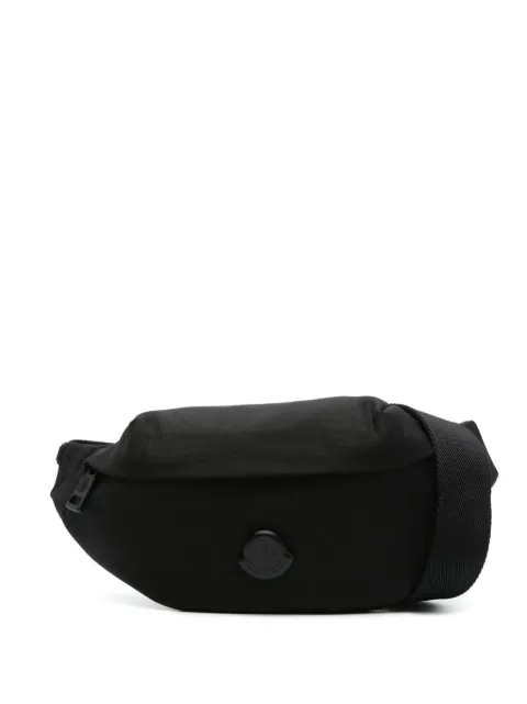 Moncler small Durance logo-patch belt bag Black L209A5M00001M7755