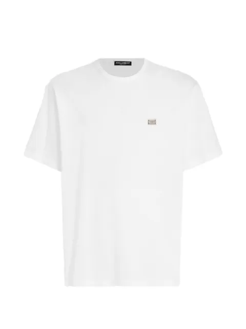 Dolce & Gabbana logo-plaque T-shirt White G8SE3TFU7EN