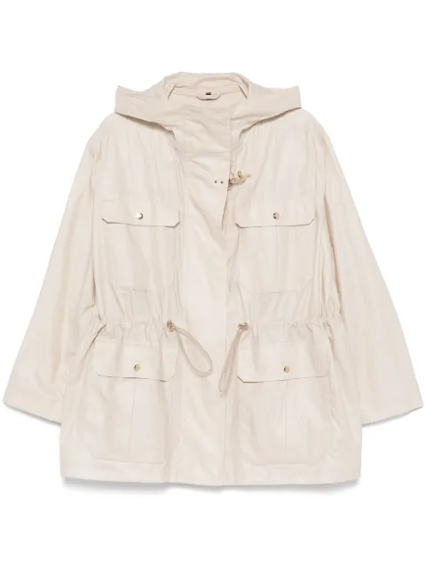Fay hooded parka Neutrals NAW15503530WYT