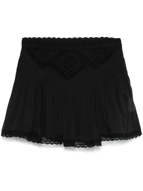 MARANT ÉTOILE Goldie mini skirt Black JU0370FAC3J05E