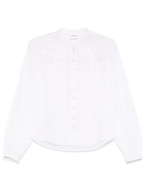 MARANT ÉTOILE Greicy shirt White HT0678FAC3J05E20WH