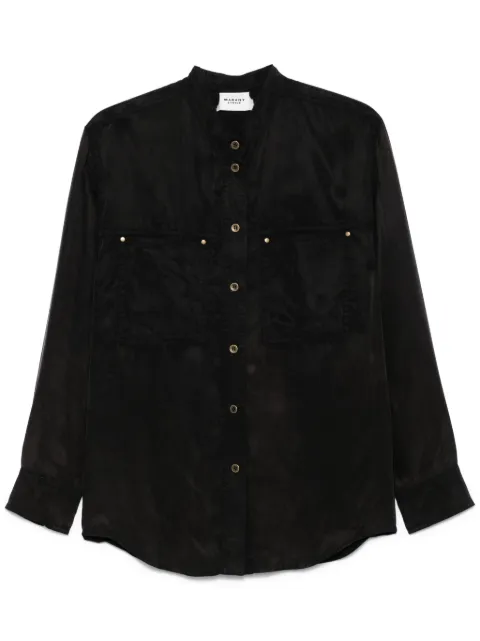 MARANT ÉTOILE Zetta shirt Black CH0243FAC3J07E