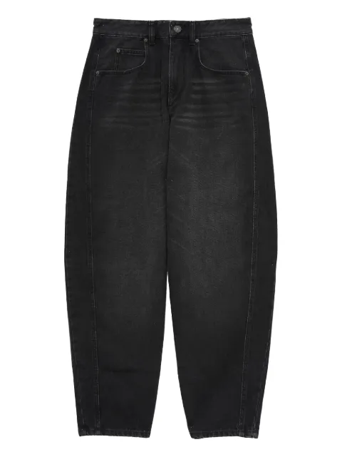ISABEL MARANT Oriane denim barrel jeans Black PA0584FAC3H01I