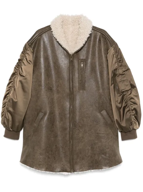MARANT ÉTOILE Evina coat Green MA0426FBC3C01E